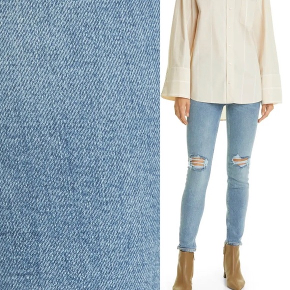 NWT Anine Bing Gabe Ripped Jeans 26 - Picture 4 of 13